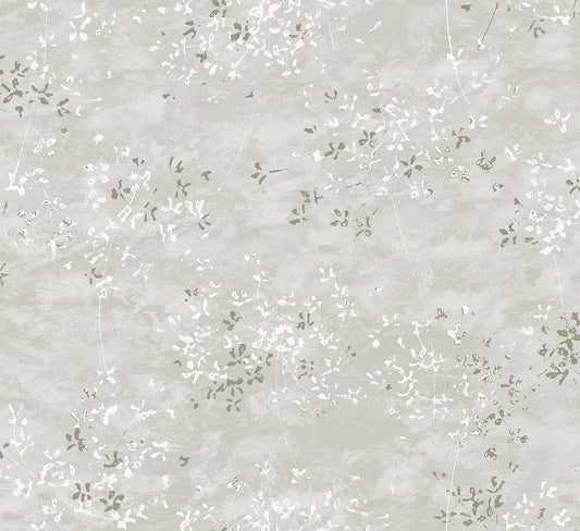 Arian Silver Inkburst Wallpaper (Silver)