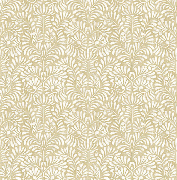 Elma Honey Fiddlehead Wallpaper (Honey)