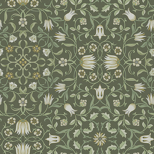 No 1 Holland Park Wallpaper (Green)