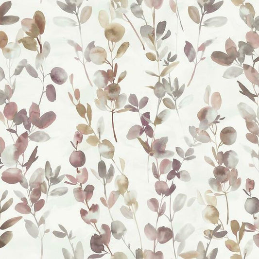 Joyful Eucalyptus Wallpaper (Plum)