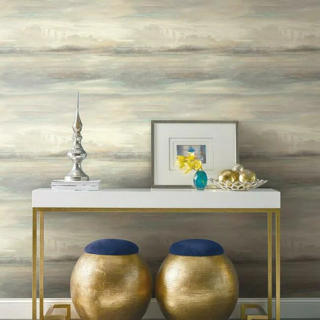 Soothing Mists Scenic Premium Peel and Stick Wallpaper (Multi)