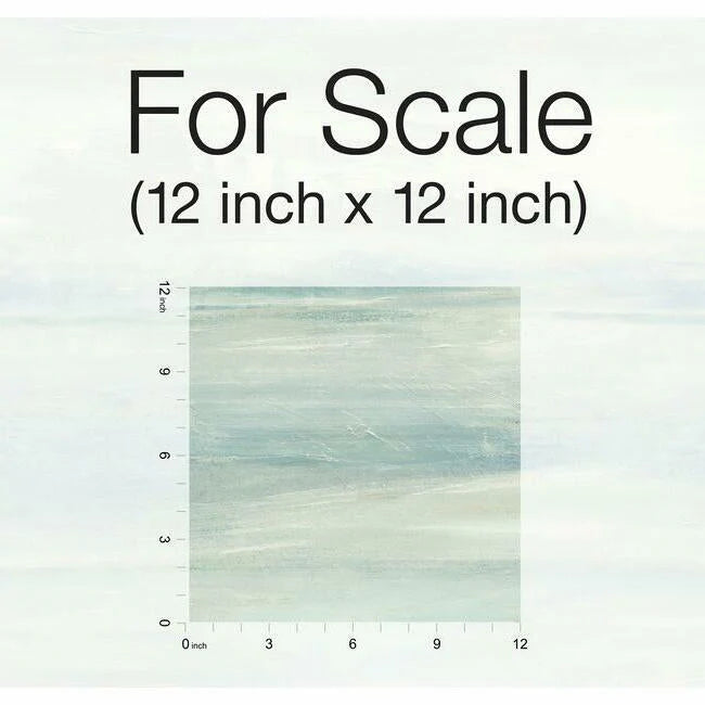 Soothing Mists Scenic Premium Peel and Stick Wallpaper (Blue)