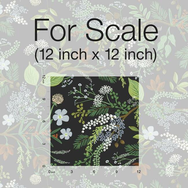 Juniper Forest Premium Peel + Stick Wallpaper (Black)