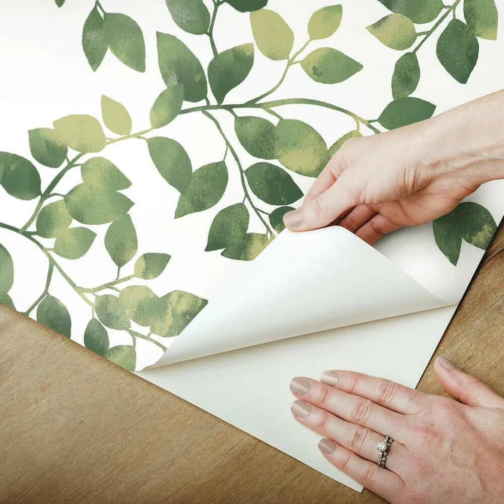 Finlayson Latvus Peel and Stick Wallpaper (Green)