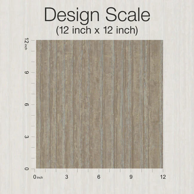Vintage Tin High Performance Wallpaper (Satin Basin)