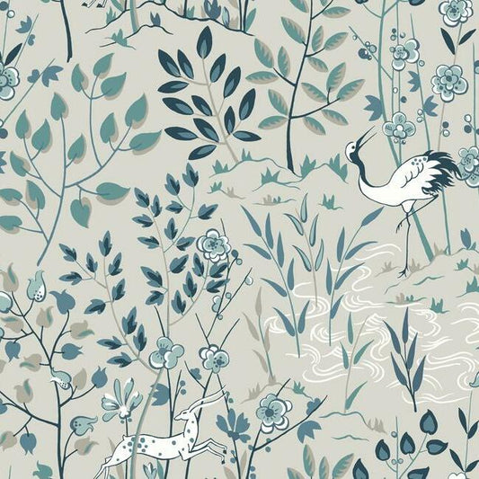 Aspen Wallpaper (Steel Blue)