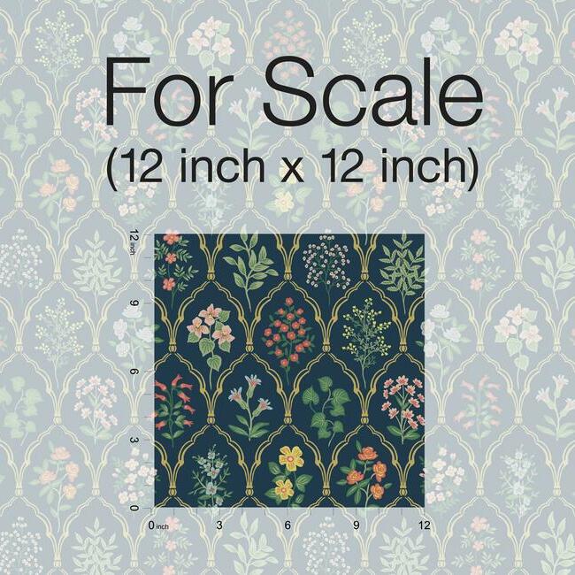 Hawthorne Wallpaper (Navy/Multi)