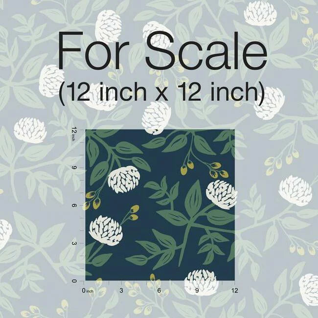 Peonies Wallpaper(Navy)