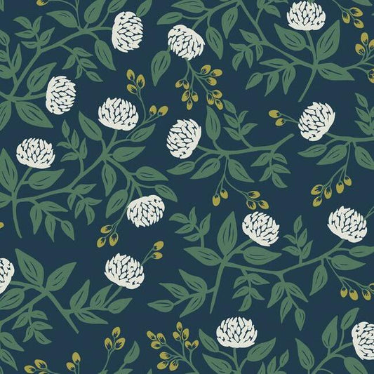 Peonies Wallpaper(Navy)