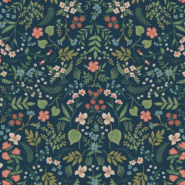 Wildwood Wallpaper (Navy)
