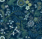 Marilyn Dark Blue Floral Trail Wallpaper by Scott Living (Dark Blue)
