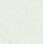 Periwinkle Blue Textured Floral Wallpaper (Light Green)