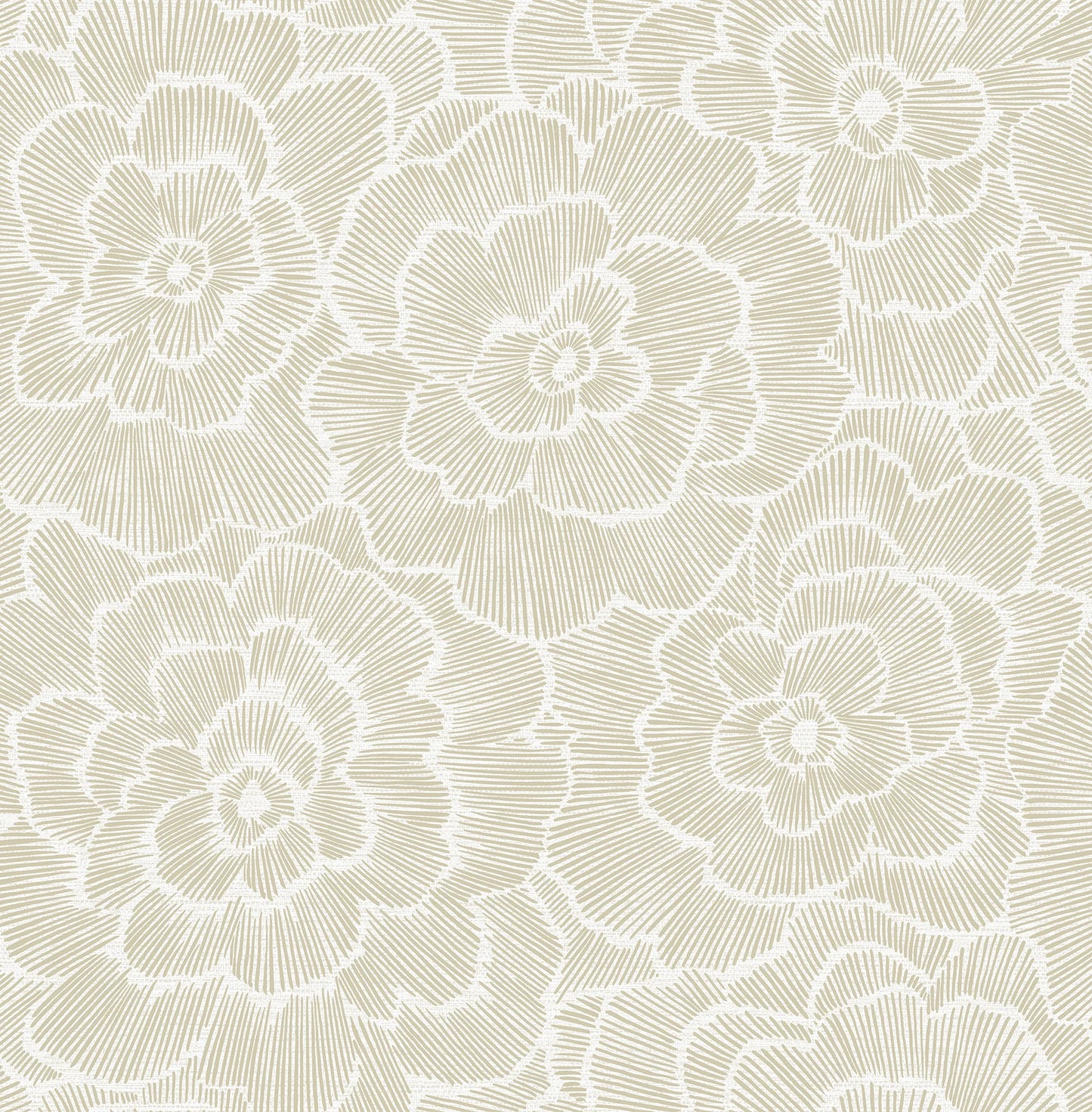 Periwinkle Blue Textured Floral Wallpaper (Stone)