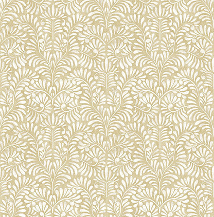 Elma Honey Fiddlehead Wallpaper (Honey)