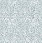 Elma Honey Fiddlehead Wallpaper (sky Blue)