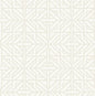 Hesper Green Geometric Wallpaper (Ivory)