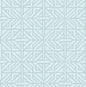 Hesper Green Geometric Wallpaper (sky blue)