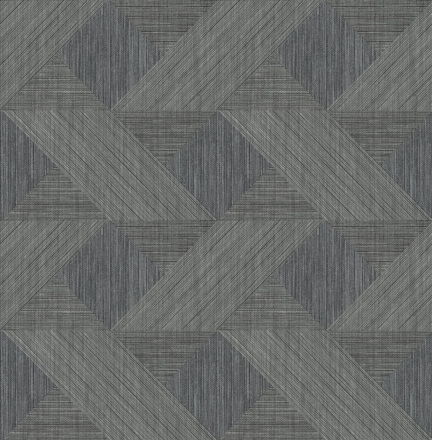 Presley Black Tessellation Wallpaper (Black)