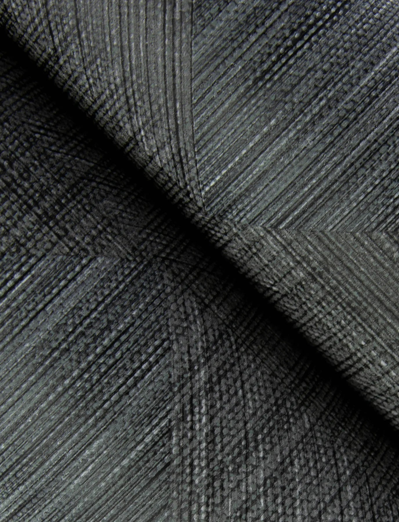 Presley Black Tessellation Wallpaper (Black)