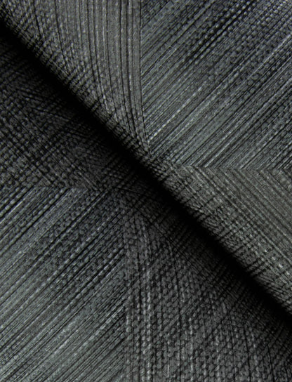 Presley Black Tessellation Wallpaper (Black)