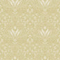 Mara Light Grey Tulip Ogee Wallpaper (Yellow)