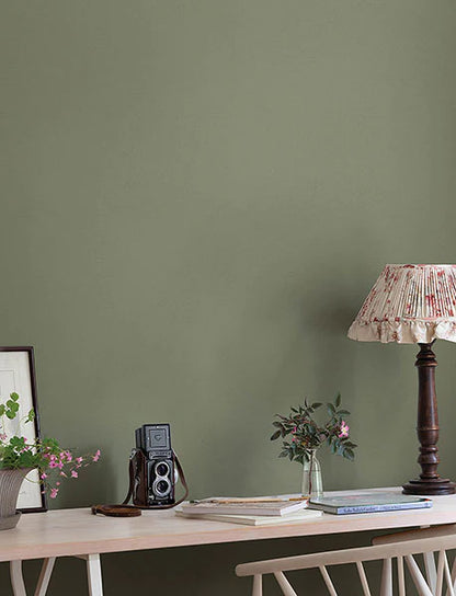 Parget Skog Wallpaper (Olive)