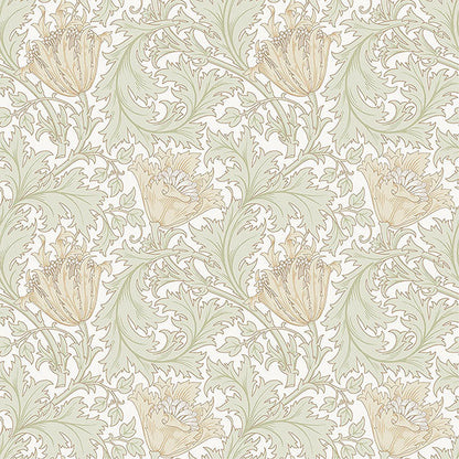 Anemone Wallpaper (Light Green)