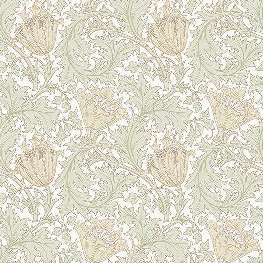 Anemone Wallpaper (Light Green)