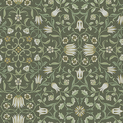 No 1 Holland Park Wallpaper (Green)
