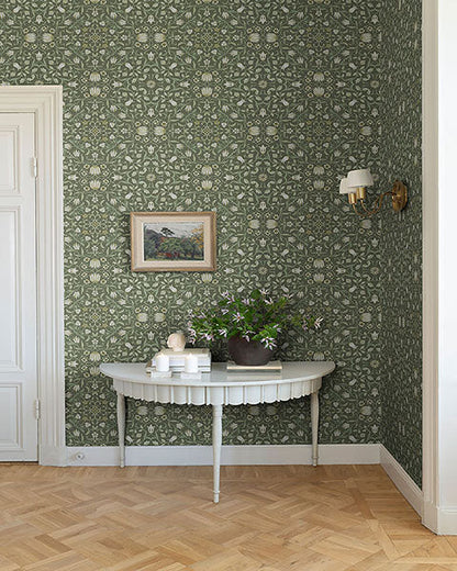 No 1 Holland Park Wallpaper (Green)