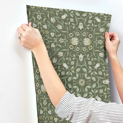 No 1 Holland Park Wallpaper (Green)