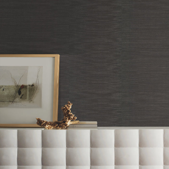 Sisal Wallpaper- Black