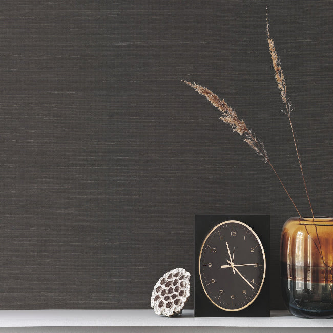 Sisal Wallpaper- Black