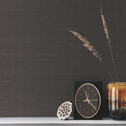 Sisal Wallpaper- Black