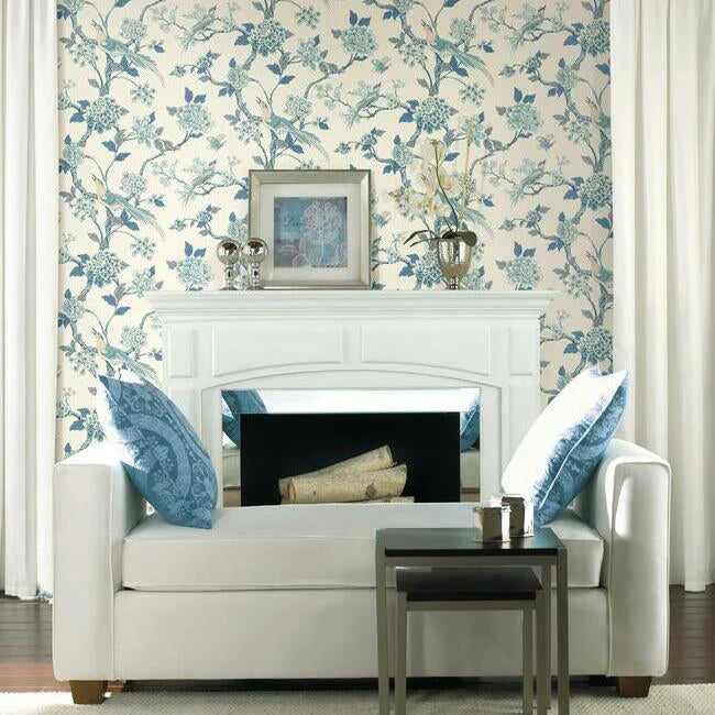 Fanciful Wallpaper (Blue)