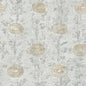 French Marigold Wallpaper- White/Gold