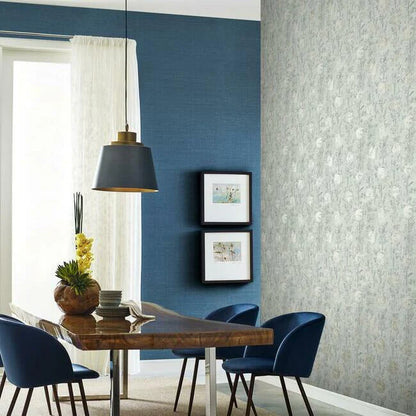 French Marigold Wallpaper (White/Gold)