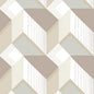 Graphic Geo Blocks Wallpaper- Neutral