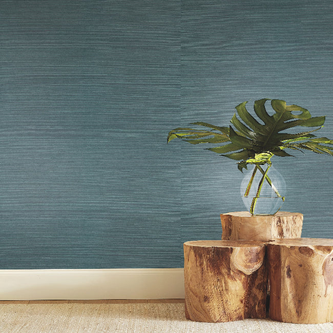 Makasa Sisal Wallpaper- Teal