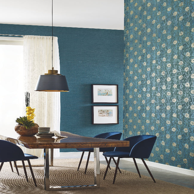 Makasa Sisal Wallpaper- Teal
