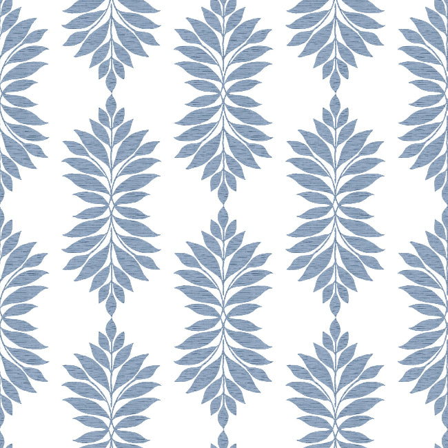 Broadsands Botanica Wallpaper- Chambray