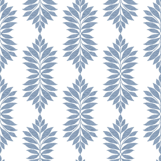 Broadsands Botanica Wallpaper- Chambray