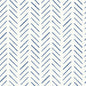 Painted Herringbone Wallpaper- Navy
