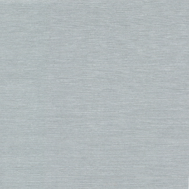Shining Sisal Wallpaper- Dusty Blue/Silve