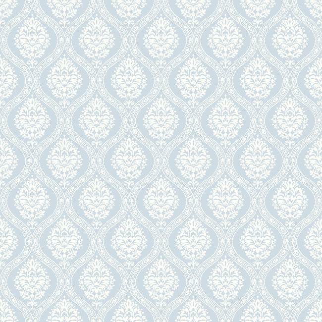 Petite Ogee Wallpaper- Sky