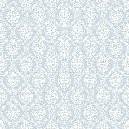 Petite Ogee Wallpaper- Sky
