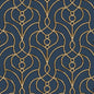 Divine Trellis Wallpaper (Navy)