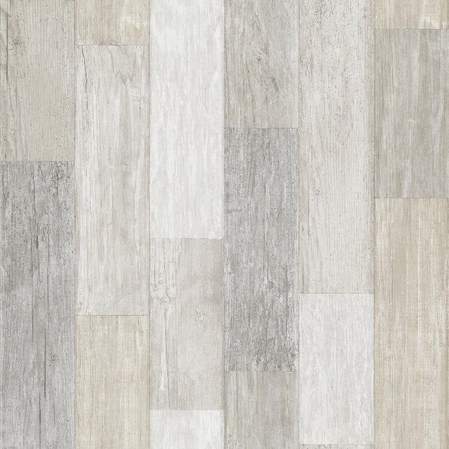 Pallet Board Wallpaper- Bleached