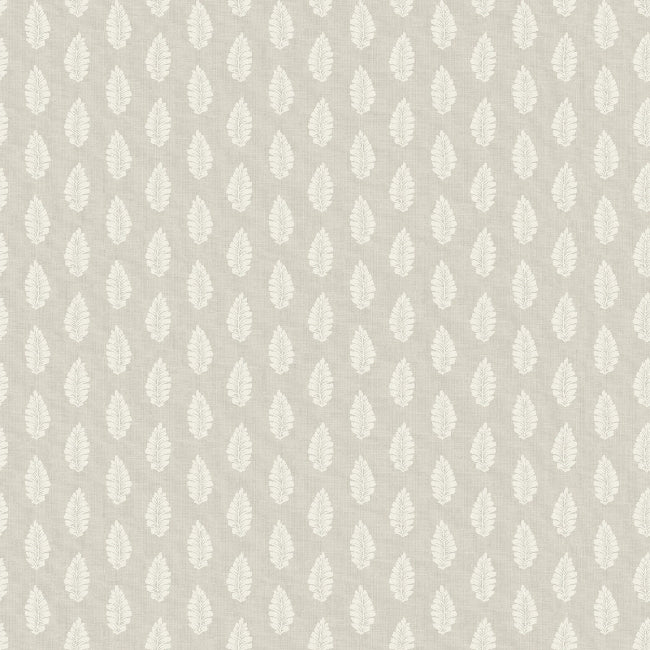 Leaf Pendant Wallpaper- Grey
