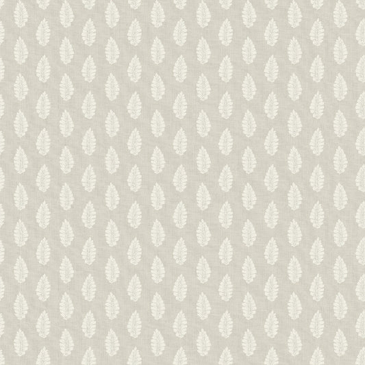 Leaf Pendant Wallpaper- Grey